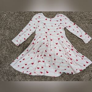 5/6 boutique milk silk twirl valentine heart dress